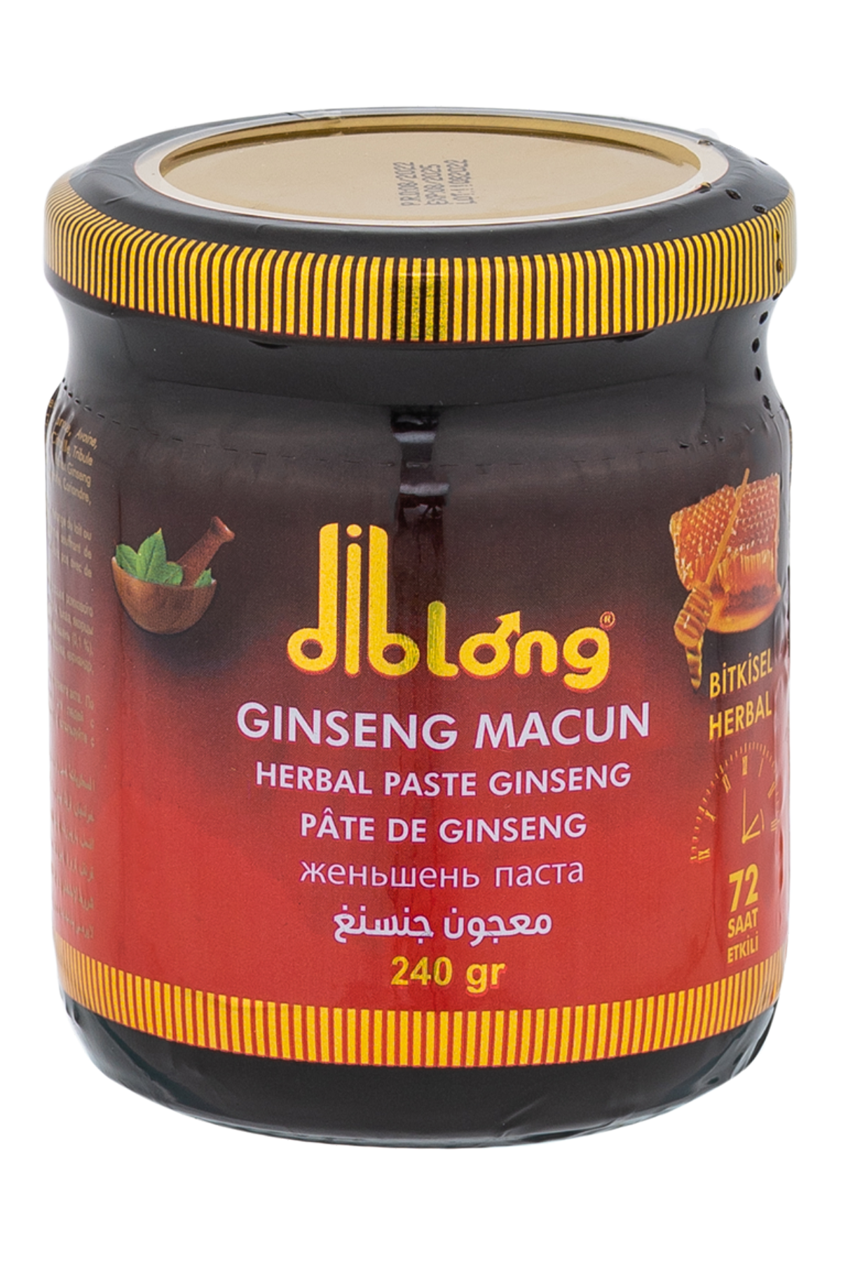 bvs-diblong-paste-0.png Pâte Diblong à base de plantes – Stimulant au Ginseng (240g) – Image 1